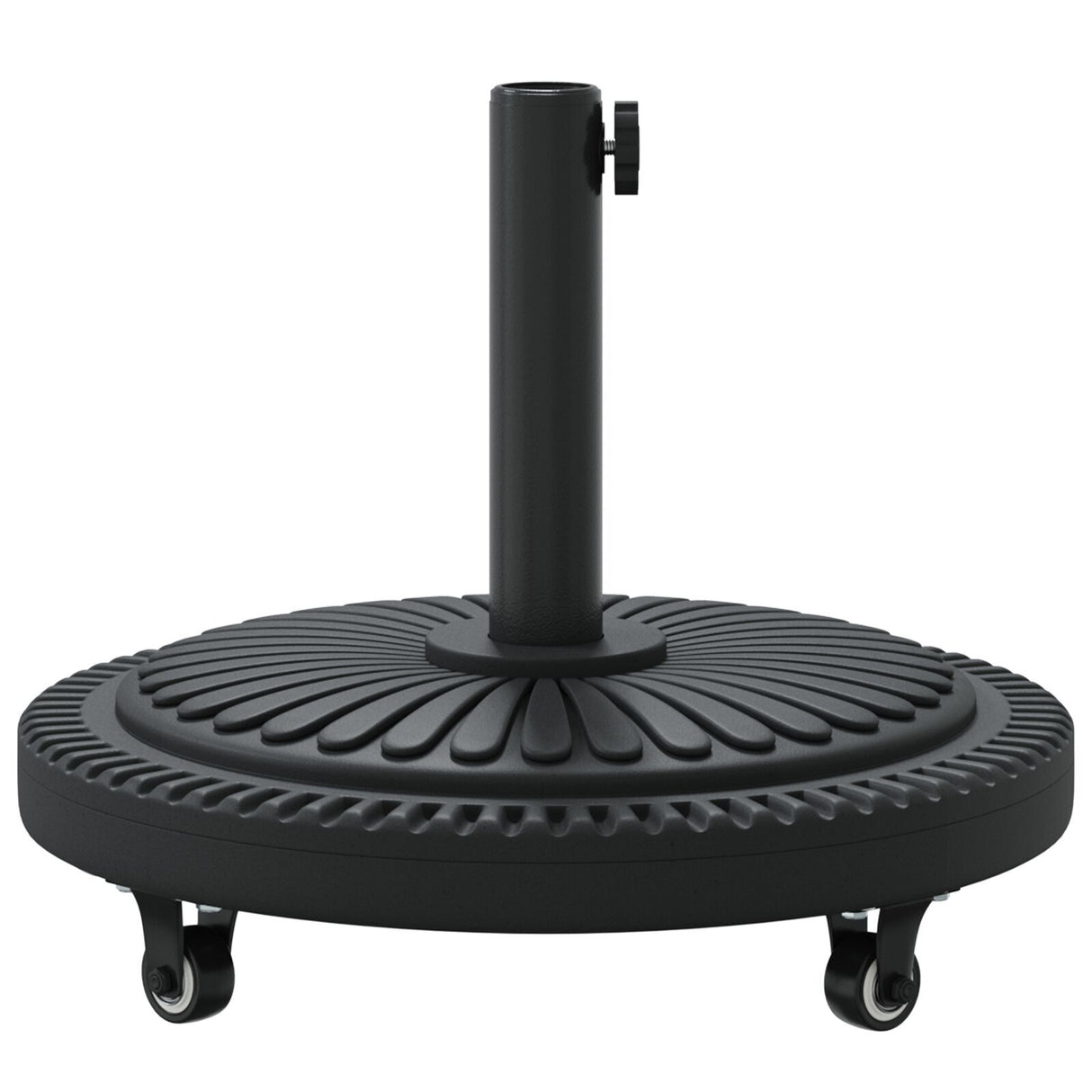 Parasol Base With Wheels For Ø38-48 Mm Poles 13 Kg Round