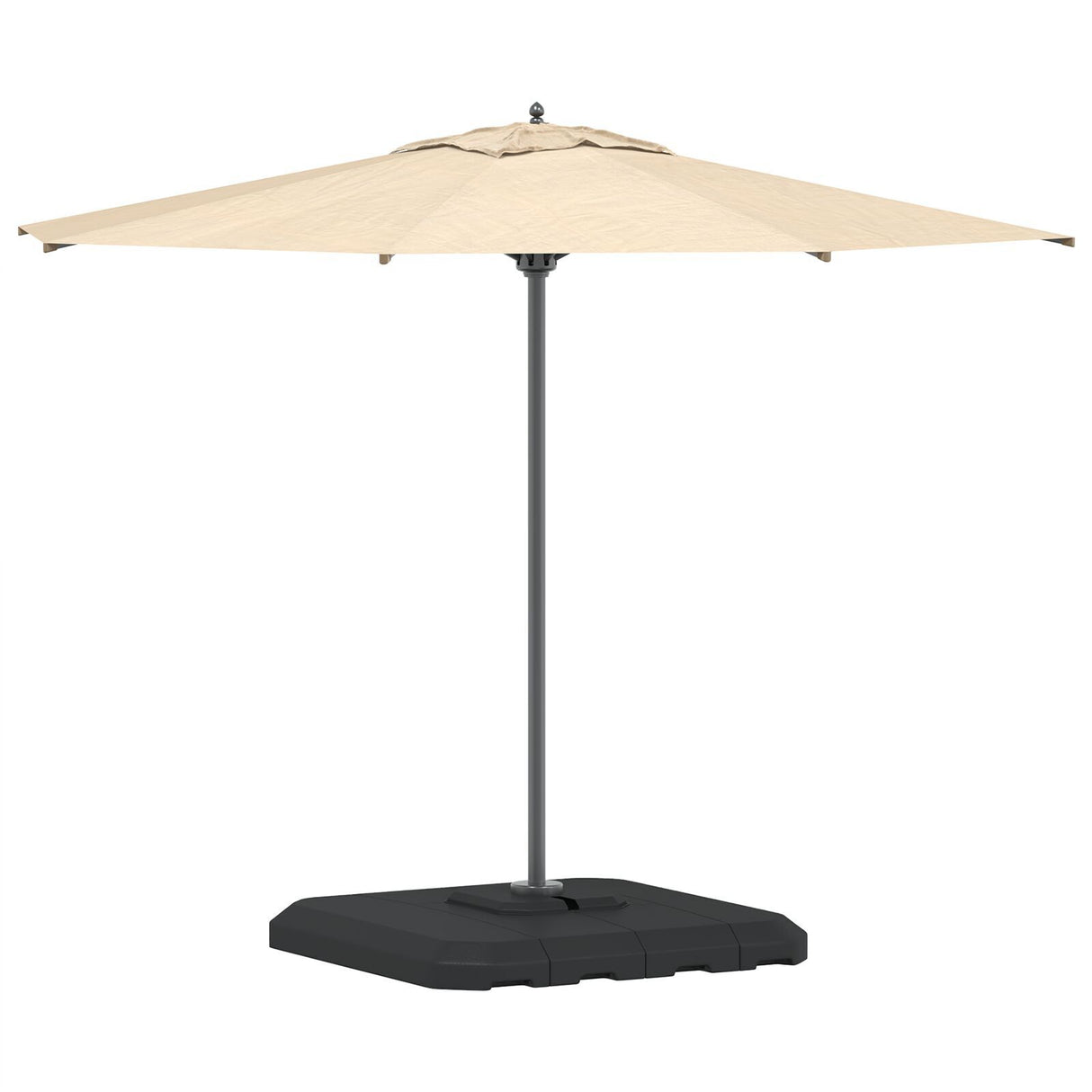 4-Piece Cantilever Parasol Base Set - 130Kg Sand Or 90Kg Water