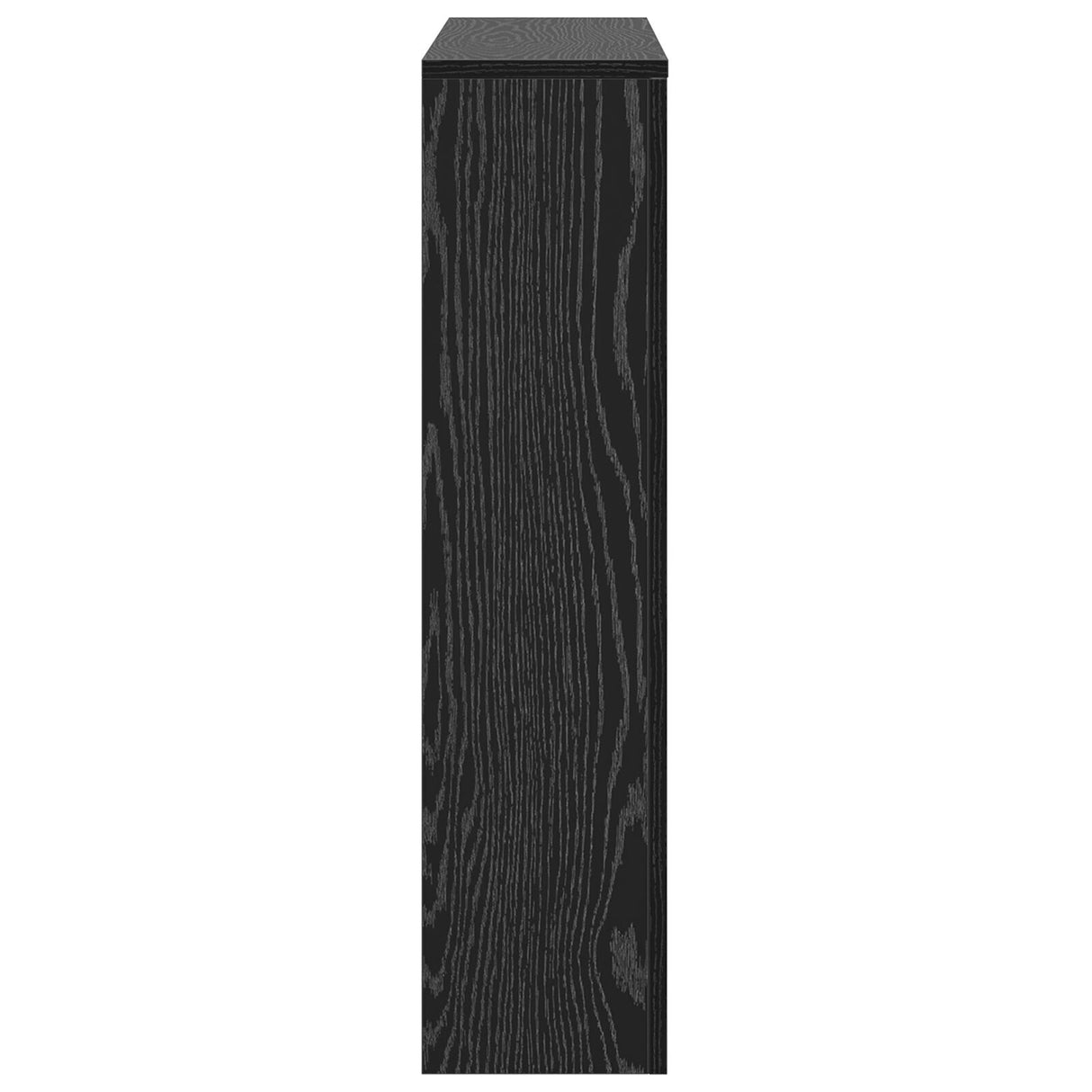Radiator Cover Black Oak 104X20X82 Cm Engineered Wood