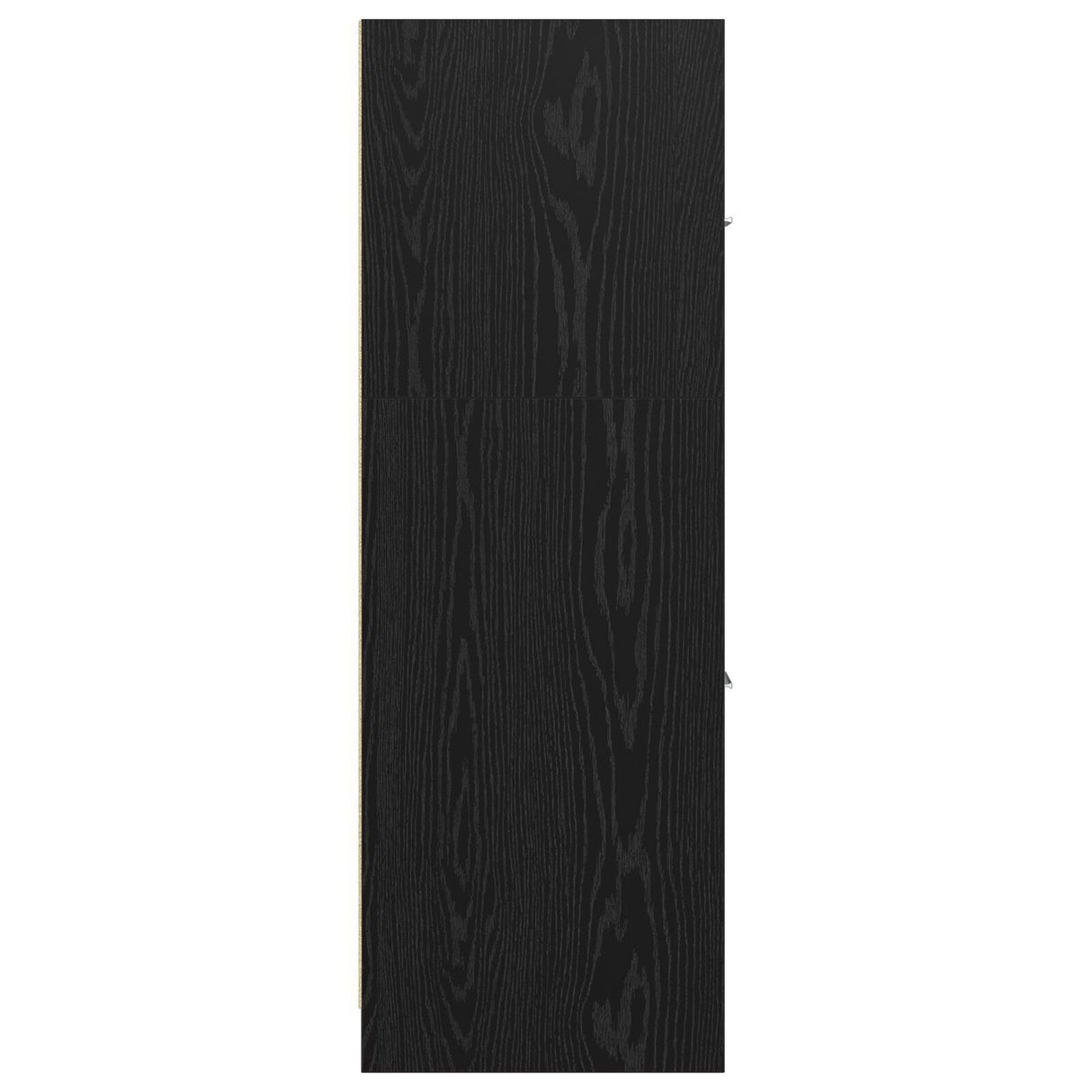 Apothecary Cabinet Black Oak 30X41X118 Cm Engineered Wood