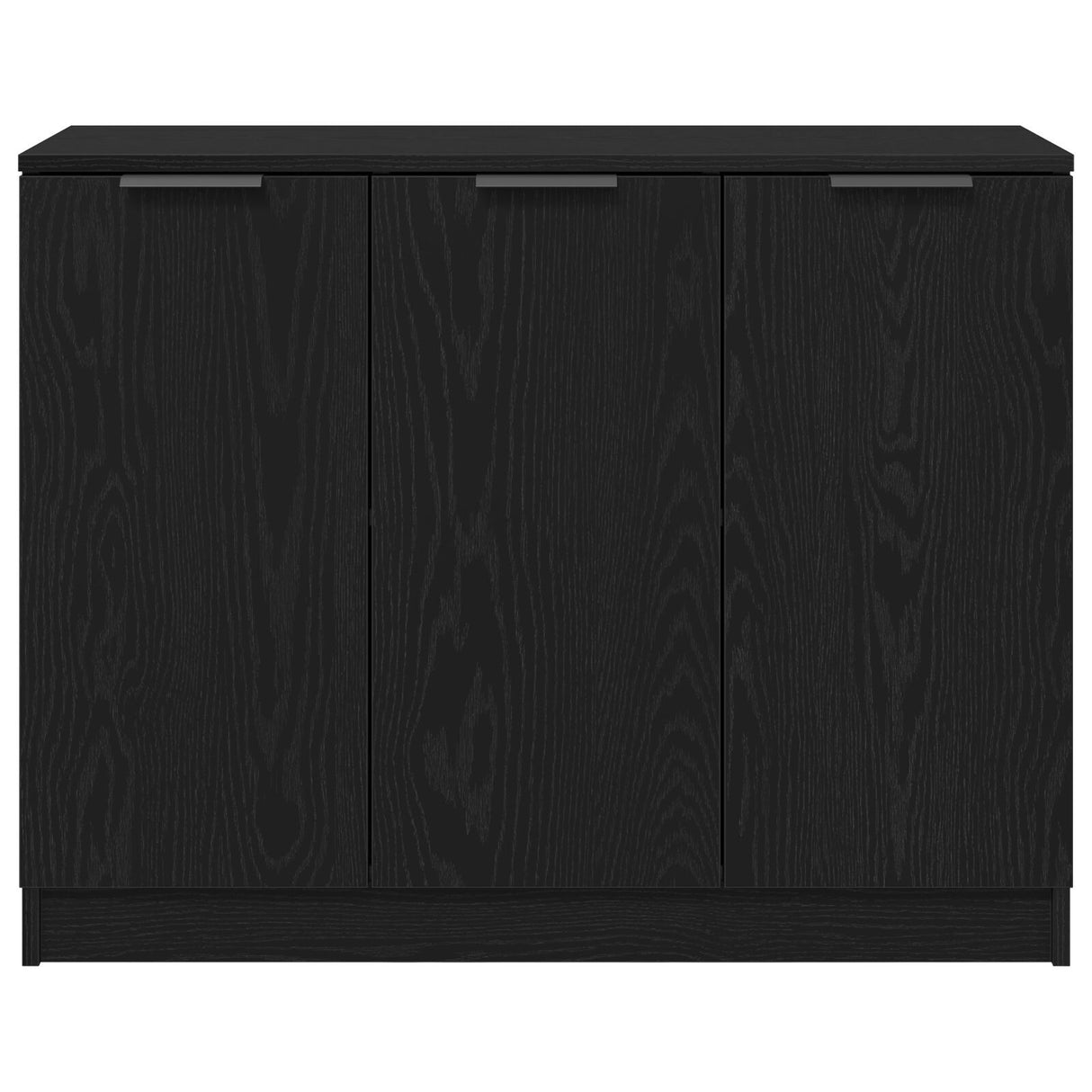 Sideboard Black Oak 90,5X30X70 Cm Engineered Wood