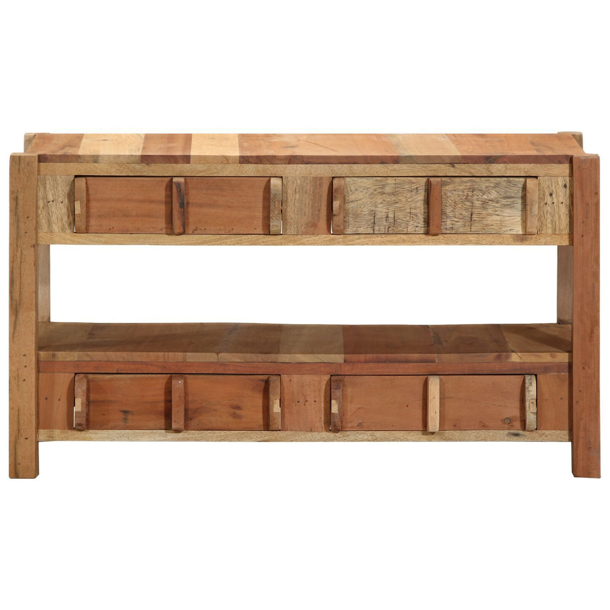Tv Cabinet 83X33X46 Cm Solid Wood Reclaimed