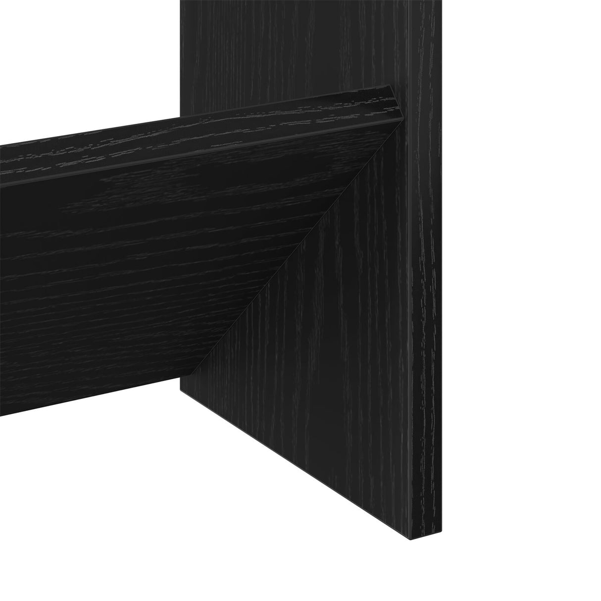 Wall Shoe Cabinet - Black Oak, 80X18X90 Cm, Made From Engineered Wood