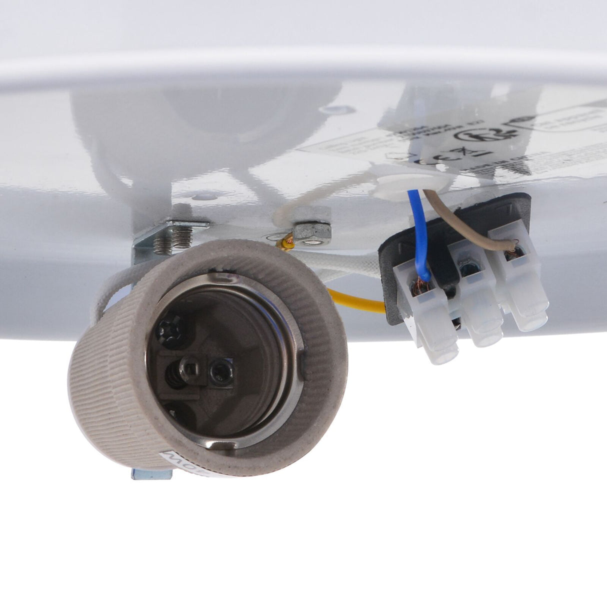 Ceiling Light - Fabric Flush Mount, 30 Cm E27