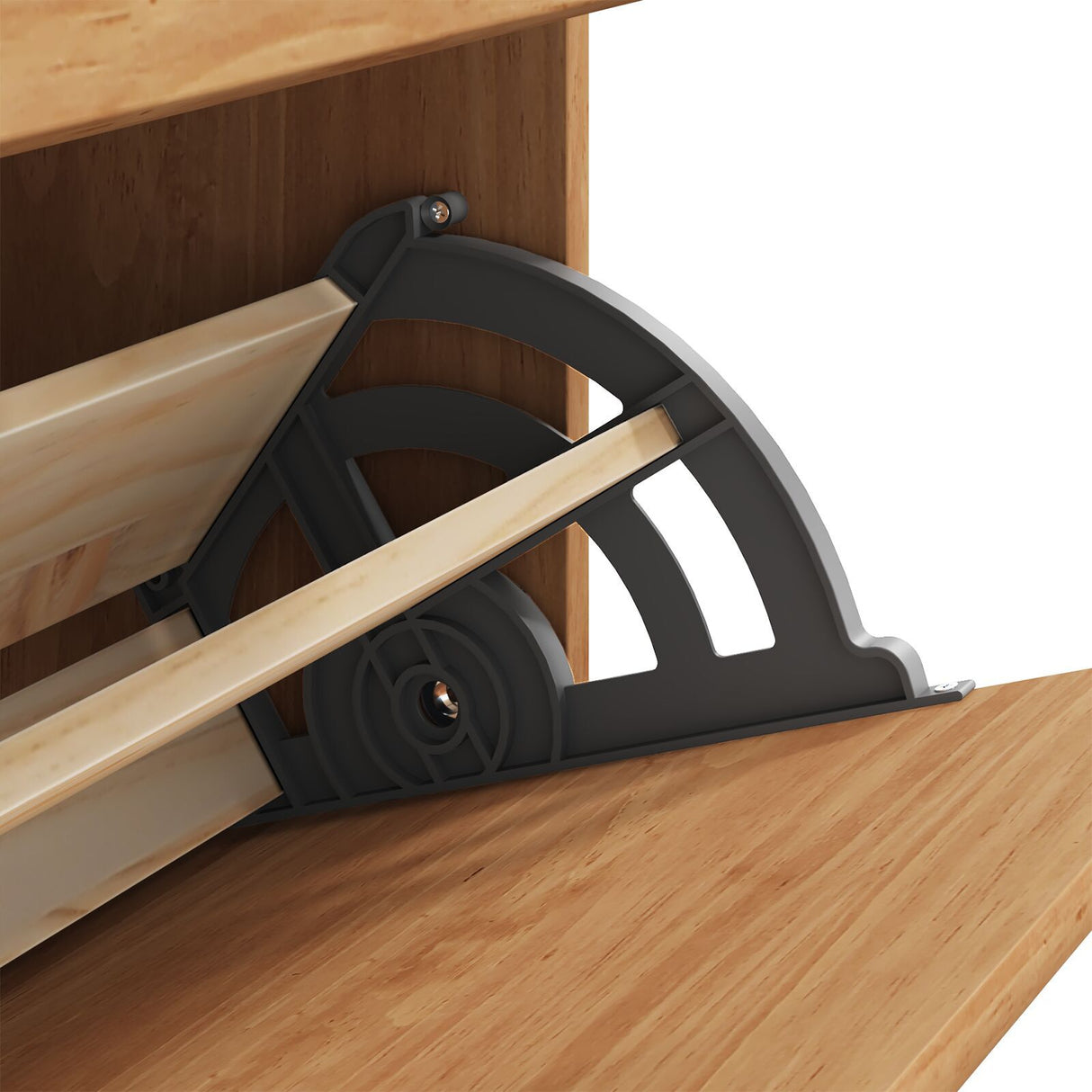 Shoe Cabinet "Askim" 85X35X108 Cm Solid Wood Pine