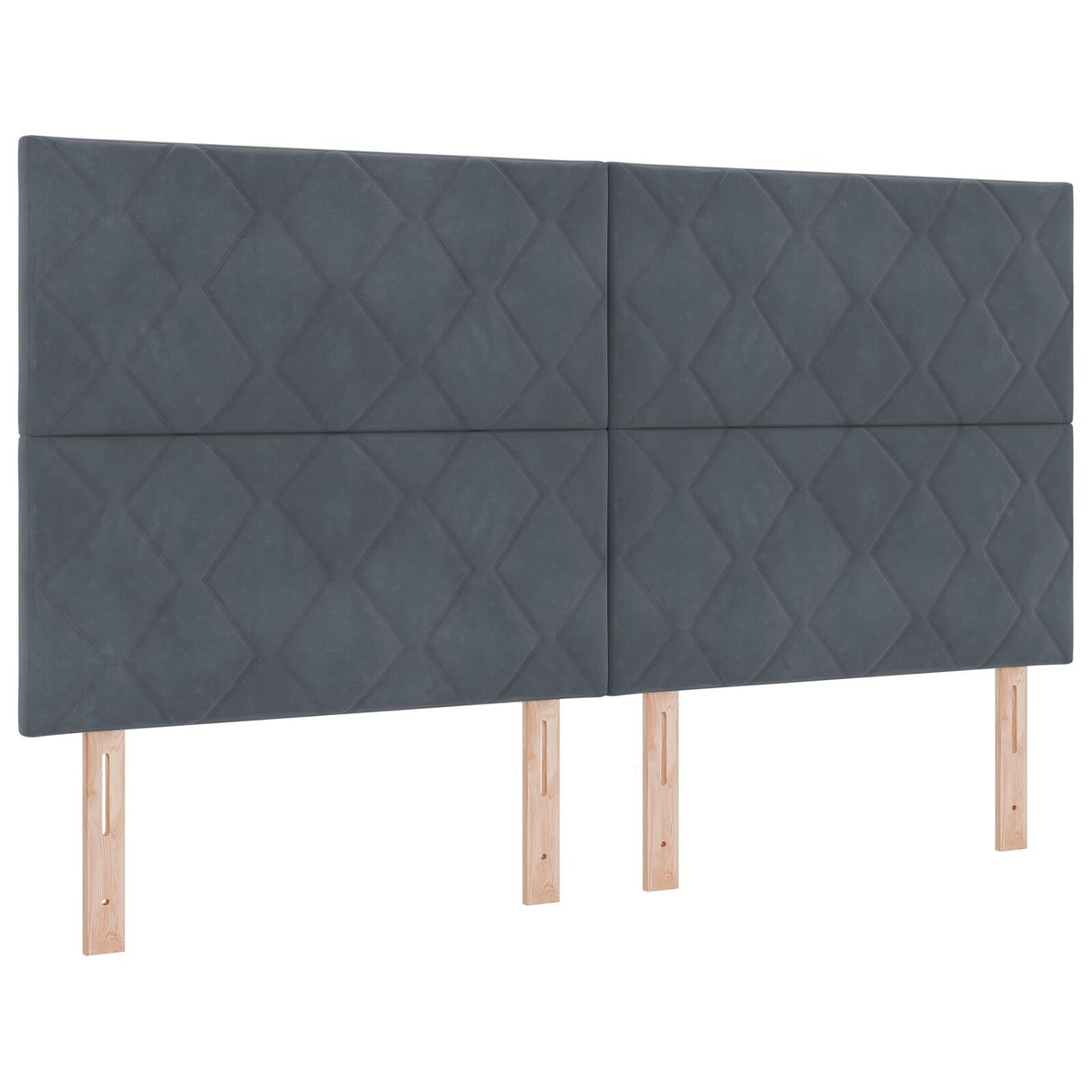 Box Spring Bed With Mattress Dark Grey 180X200 Cm Velvet