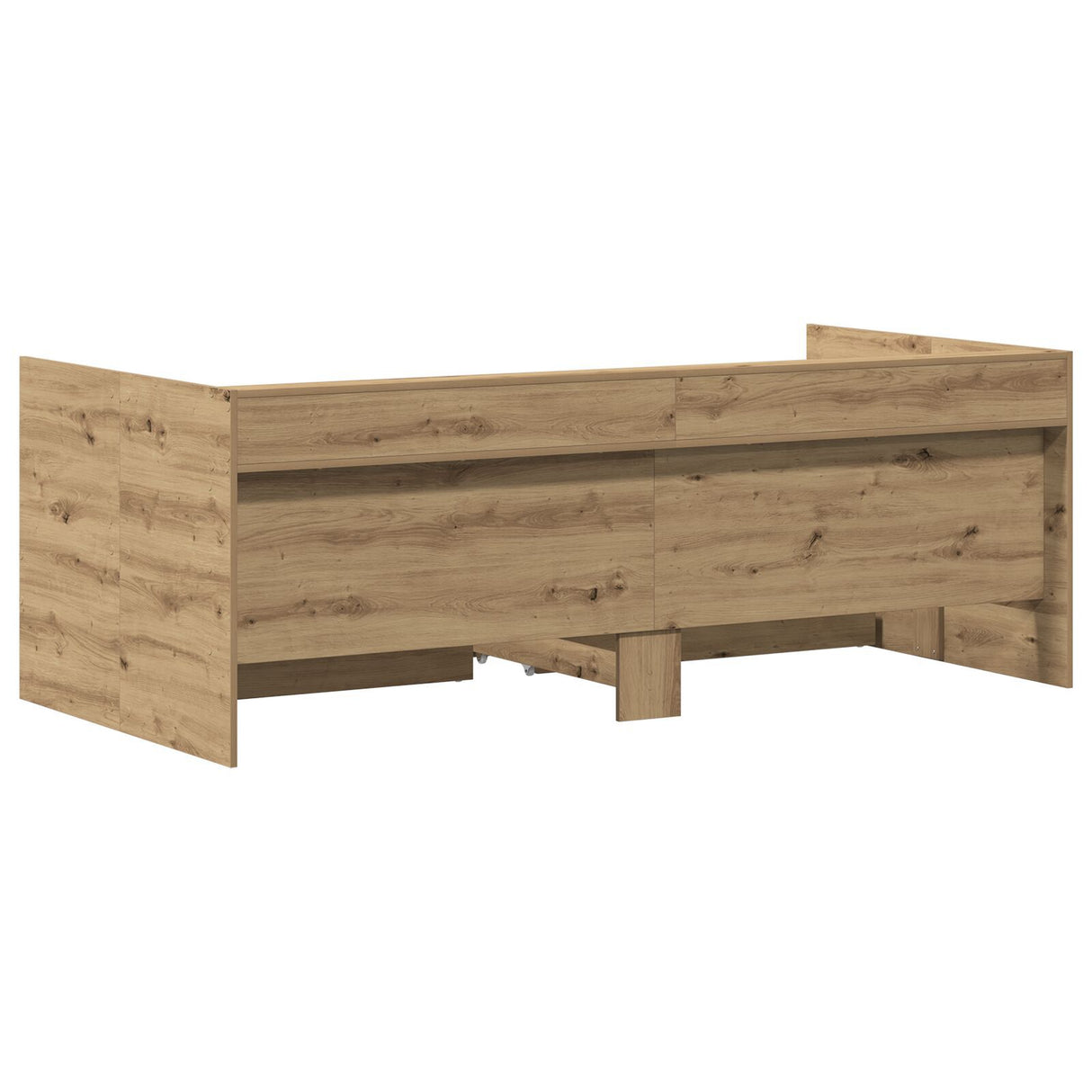 Daybed With Drawers Artisan Oak Engineered Wood 90 X 190 Cm