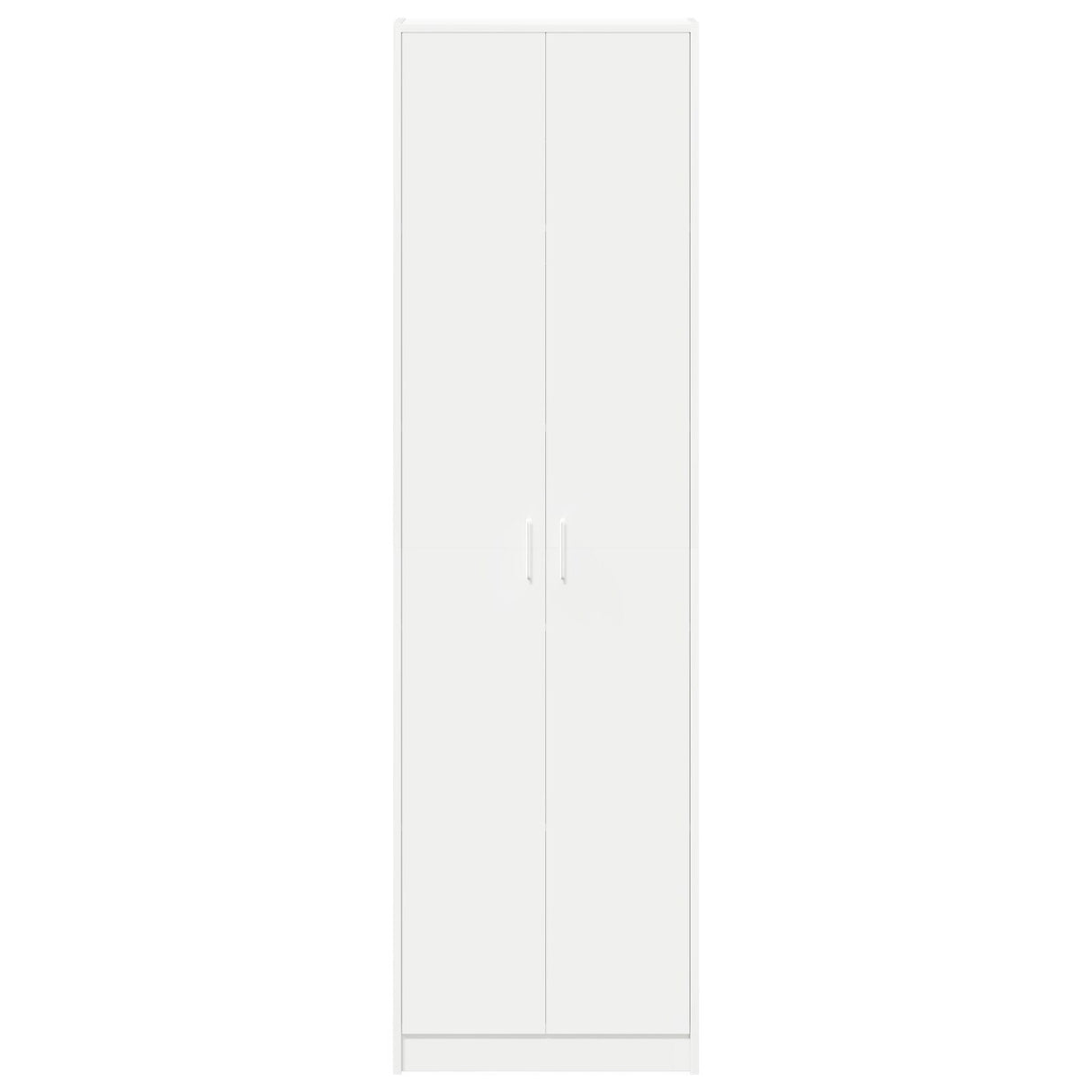 Wardrobe White 55X25X189 Cm Engineered Wood