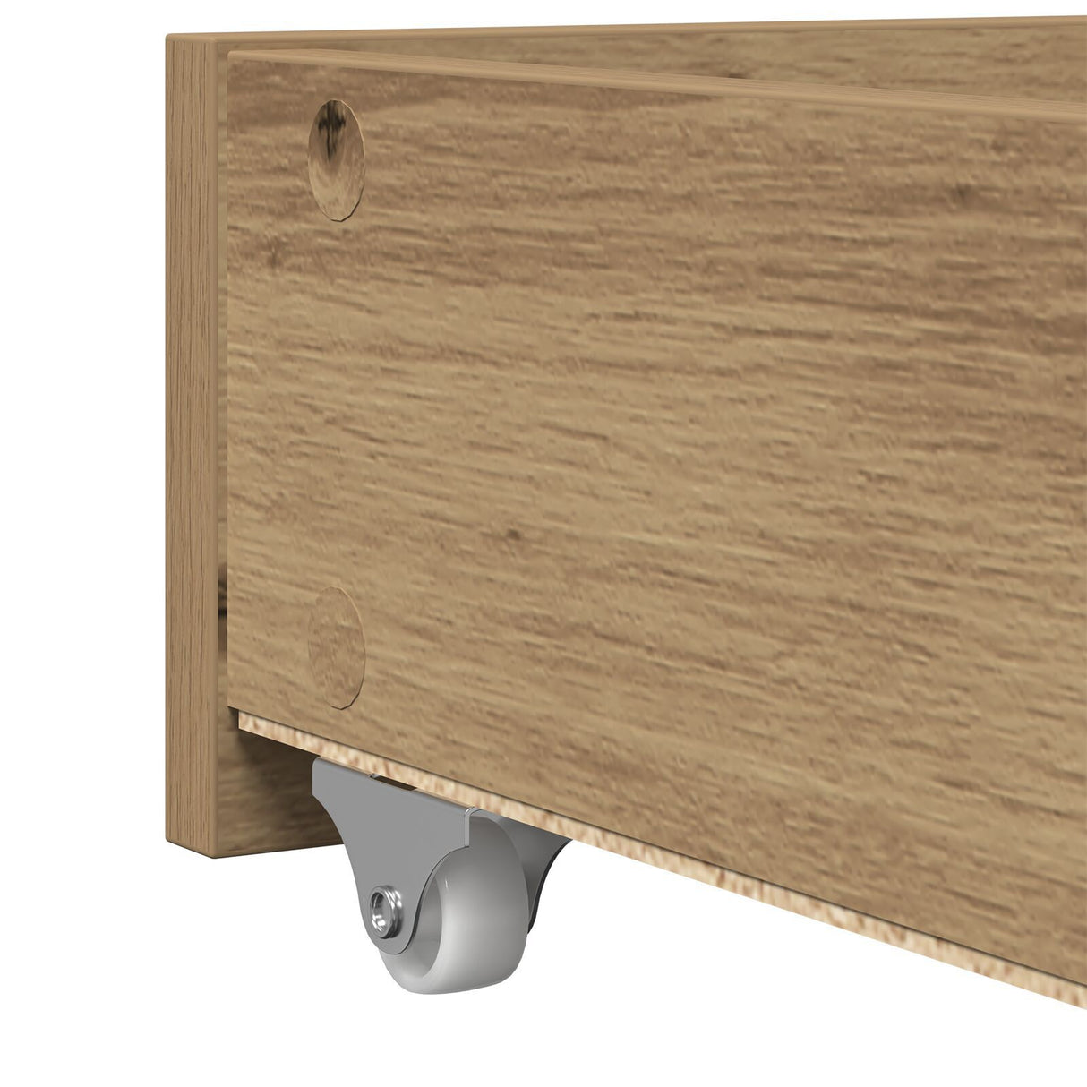 Daybed Artisan Oak Engineered Wood 90 X 200 Cm Durable Daybed