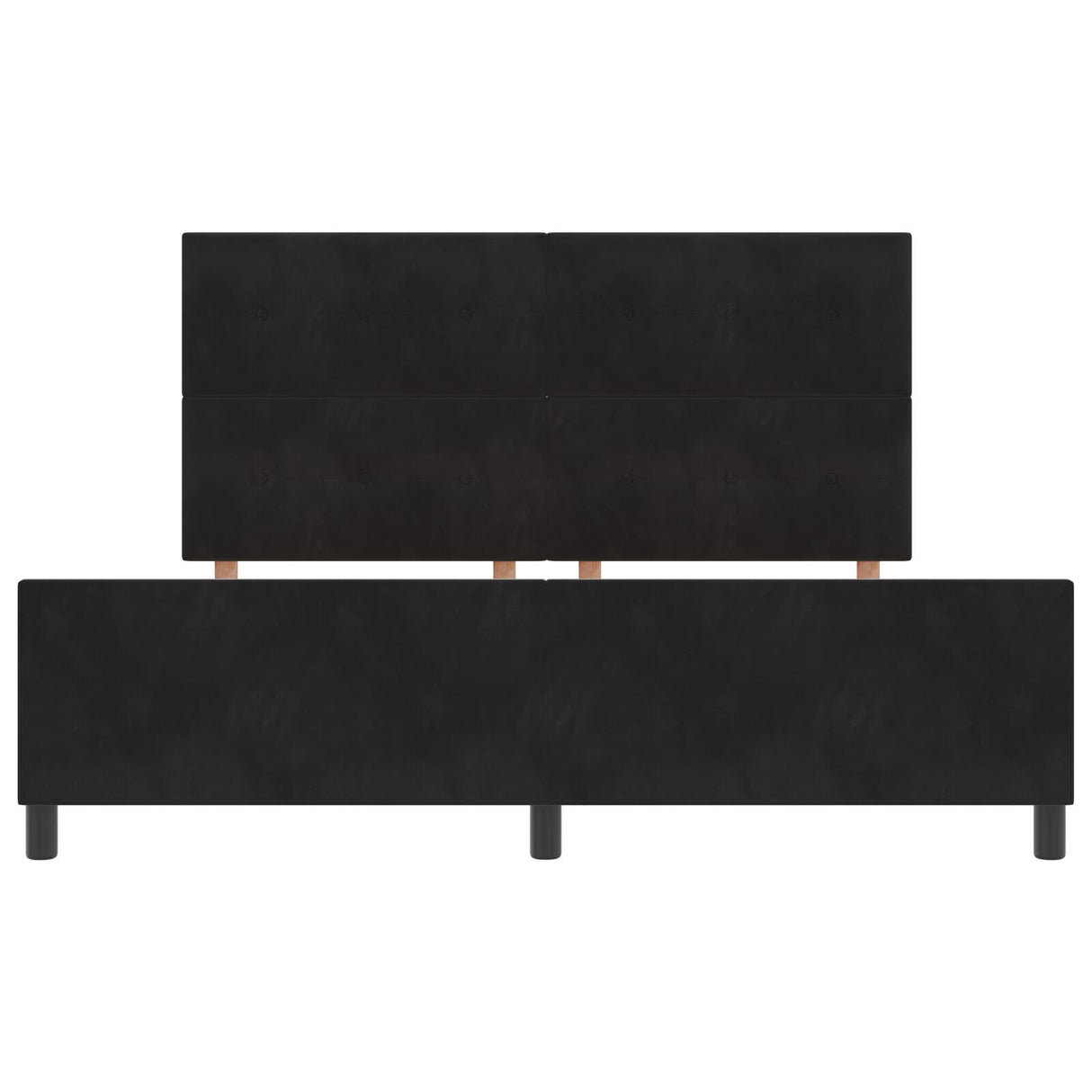 Black Velvet Bed Frame 180X200 Cm