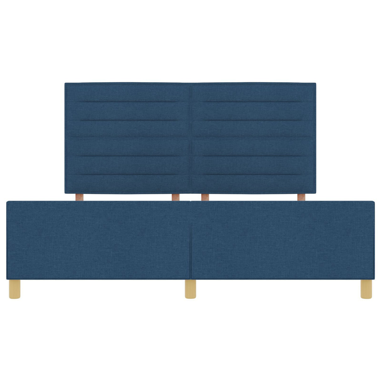 Blue Fabric Bed Frame 180X200 Cm