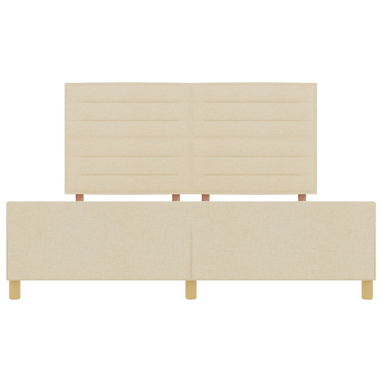 Bed Frame In Cream - 180X200 Cm Fabric