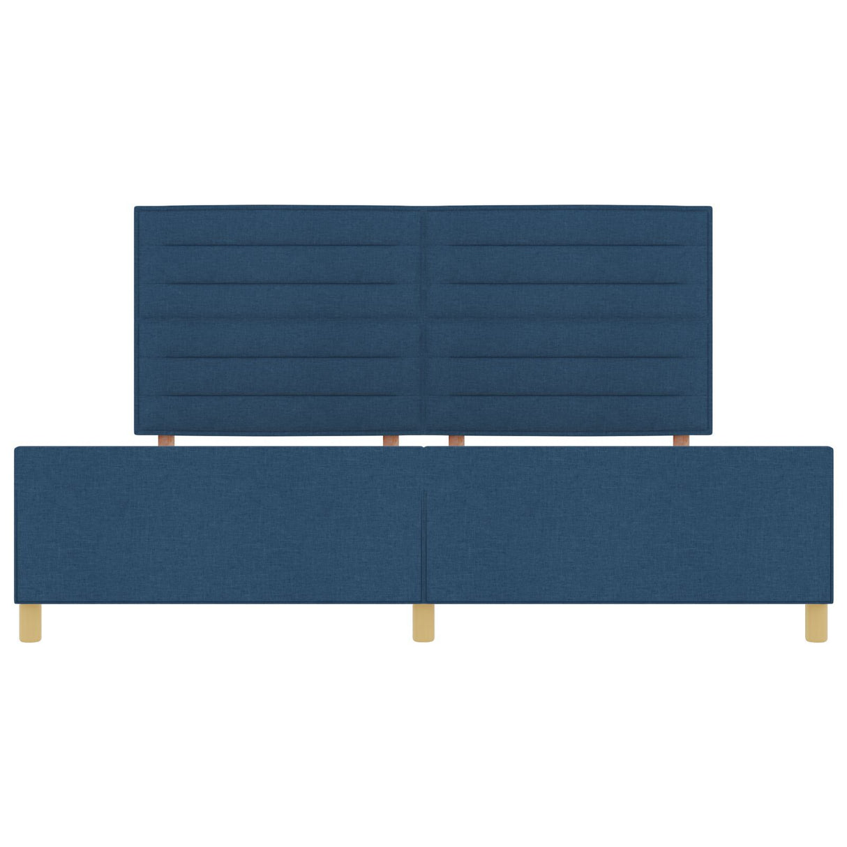 Blue Fabric Bed Frame 200X200 Cm