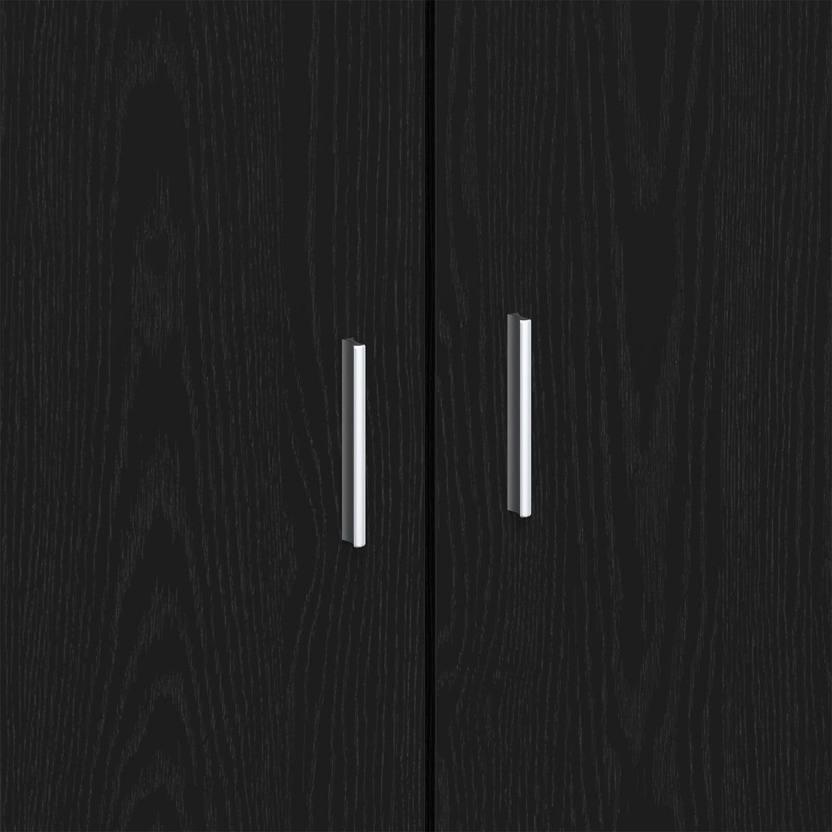 Sideboard Black Oak 80X40X75 Cm Engineered Wood