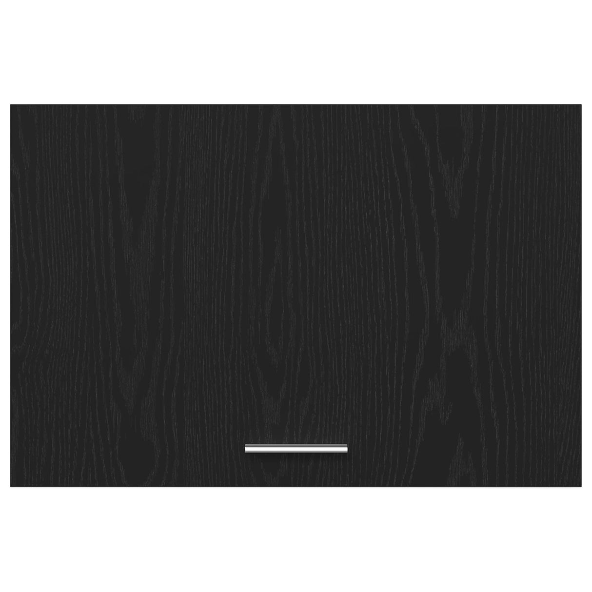 Hanging Cabinet In Black Oak - 60X31X60 Cm, Made From Engineered Wood