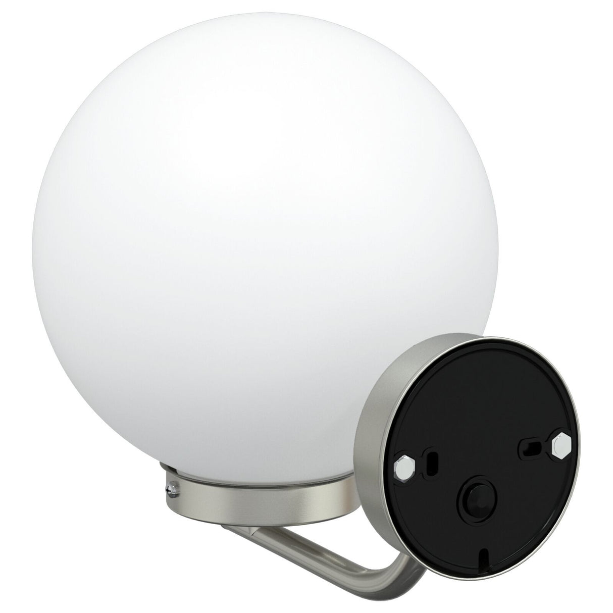 Outdoor Wall Light Silver Stainless Steel Ip44