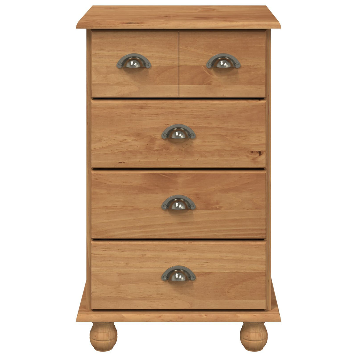 Chest Of Drawers 'Askim'honey 45.8X40X79 Cm Solid Wood Pine