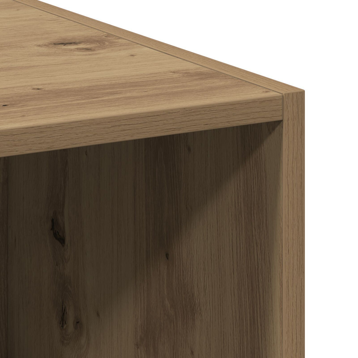 Highboard Black Oak 30X42,5X185 Cm Engineered Wood