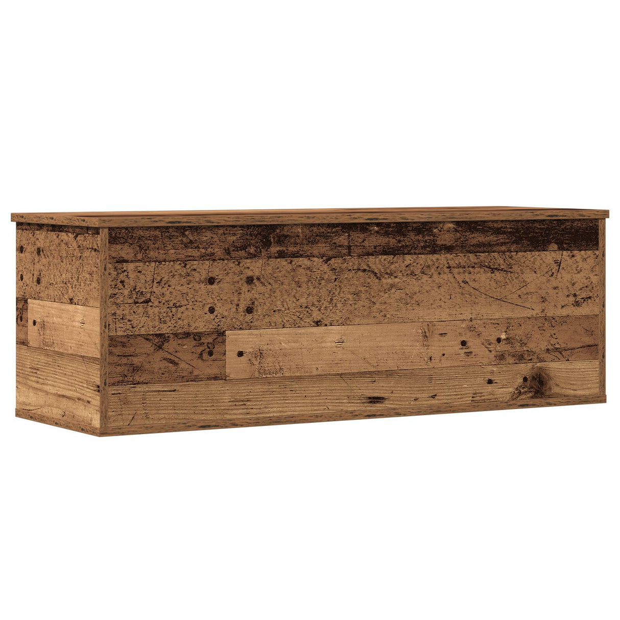 Storage Box - Old Wood, 102X35X35 Cm, Made From Engineered Wood