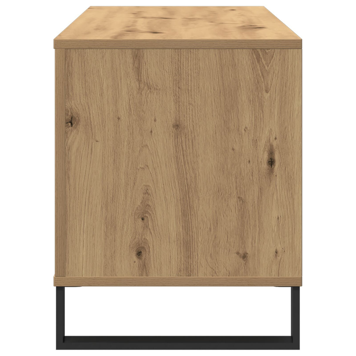 Record Cabinet Old Wood 100X38X48 Cm Engineered Wood