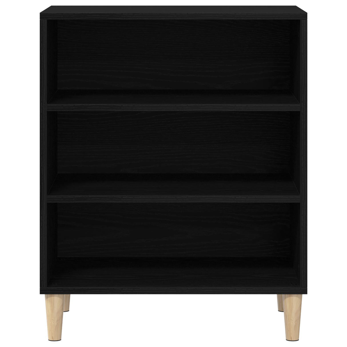 Black Oak Sideboard, 57X35X70 Cm, Made From Engineered Wood