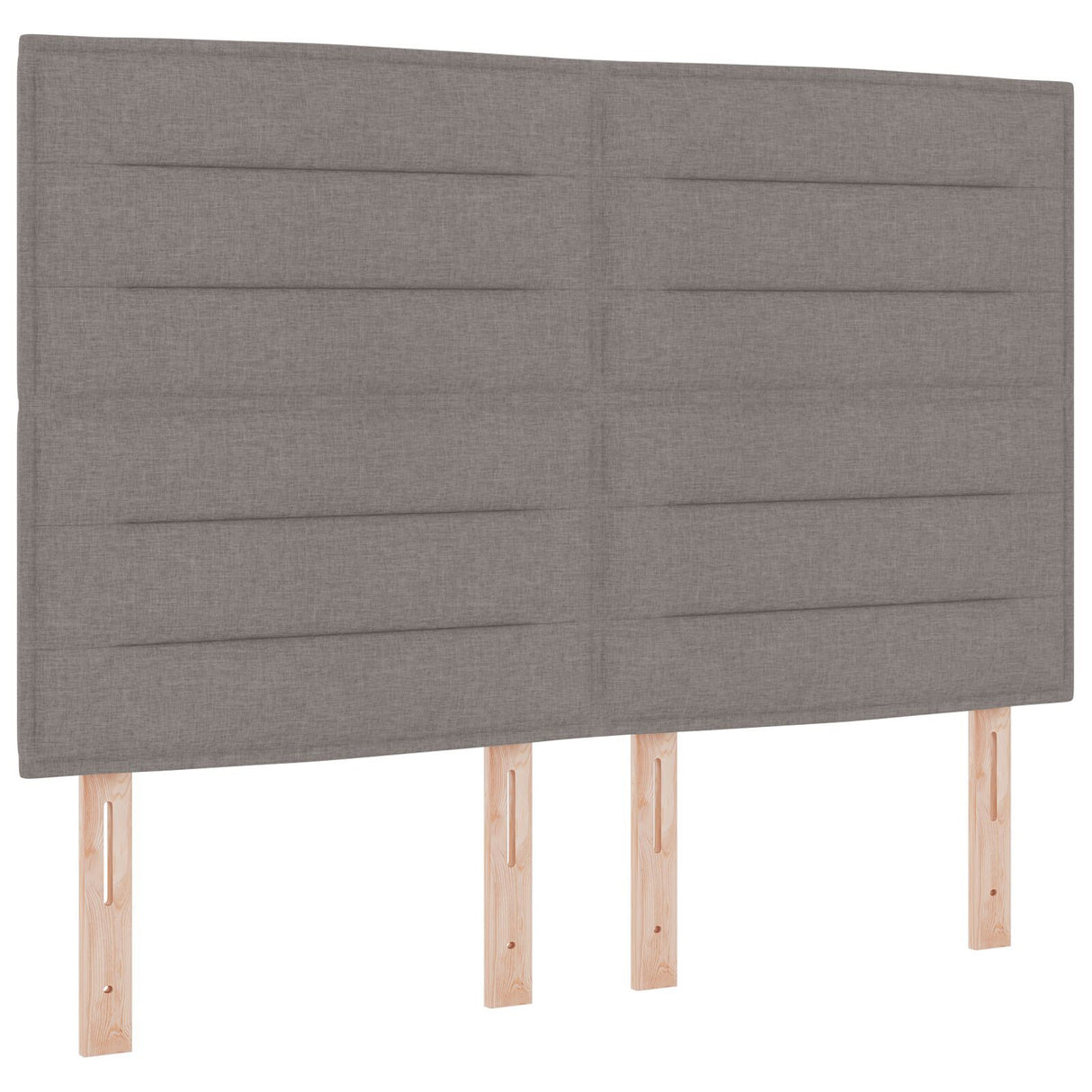 Taupe Fabric Bed Frame 140X190 Cm