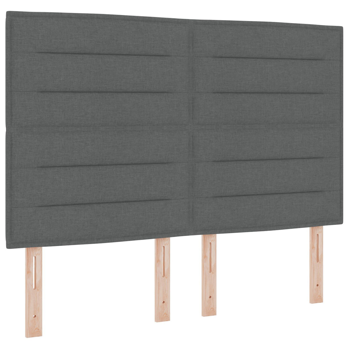 Bed Frame In Dark Grey, 160X200 Cm, Fabric