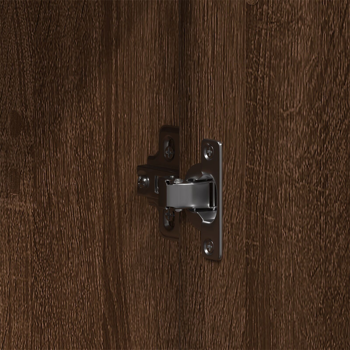 Wardrobe Brown Oak 55X25X189 Cm Engineered Wood