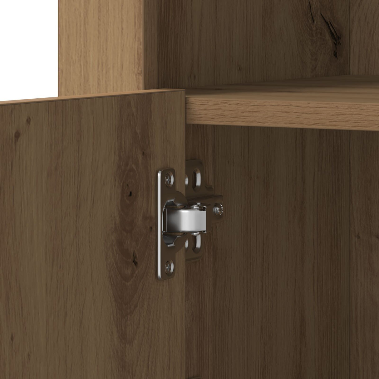 Side Cabinets With Led Lights 2 Pcs Artisan Oak 41X37X67 Cm