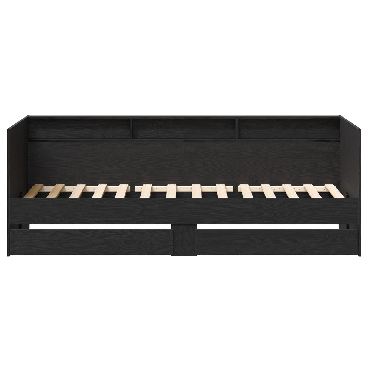 Day Bed With Drawers Concrete Grey 90X200 Cm Engineered Wood