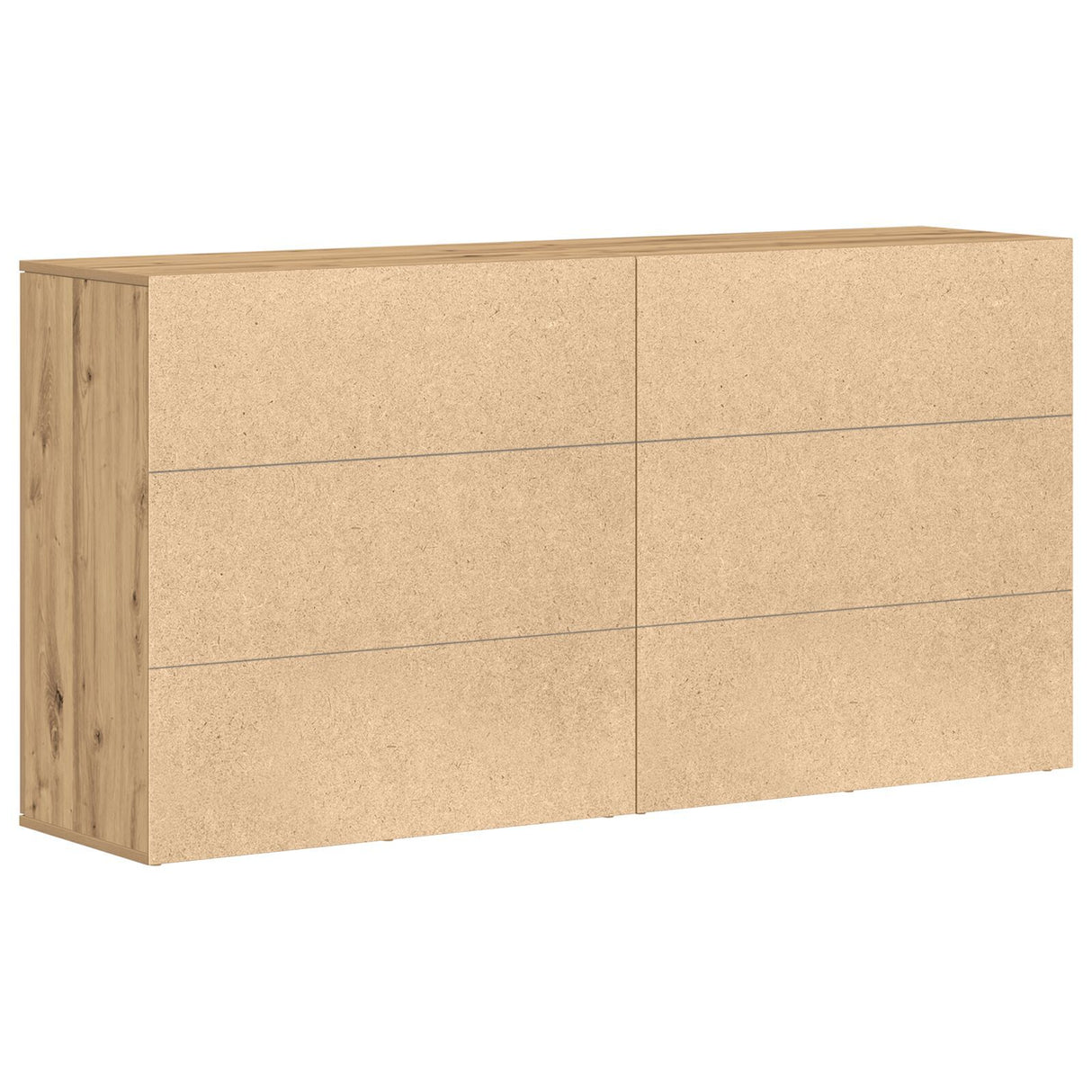 Sideboards 2 Pcs Artisan Oak 79X38X80 Cm Engineered Wood