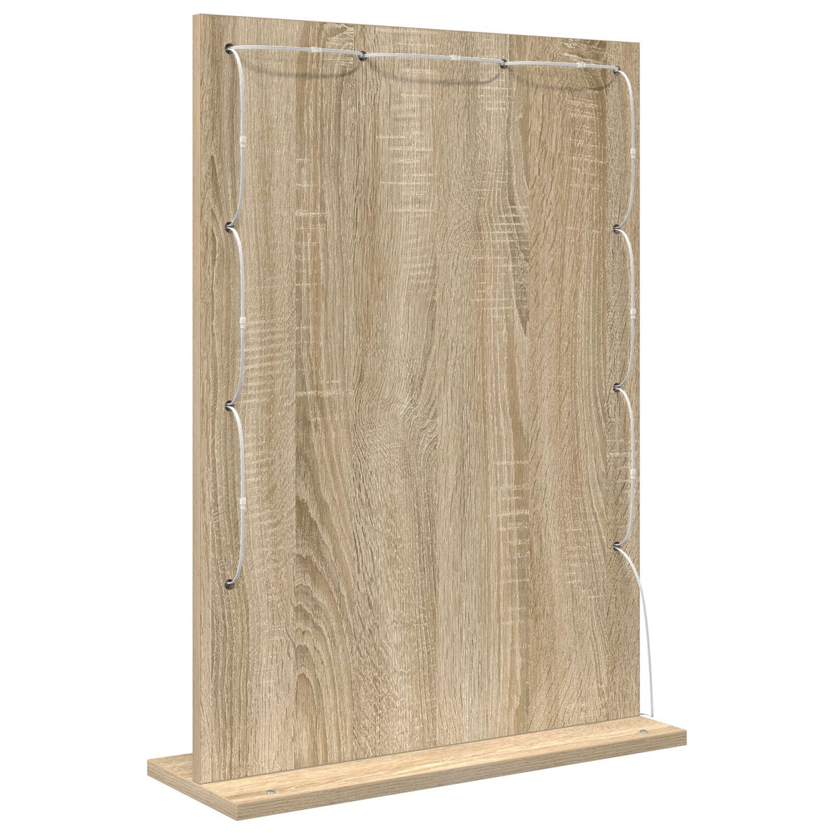 Vanity Mirror Sonoma Oak Mdf, Glass 70 X 50 X 18 Cm Mirror