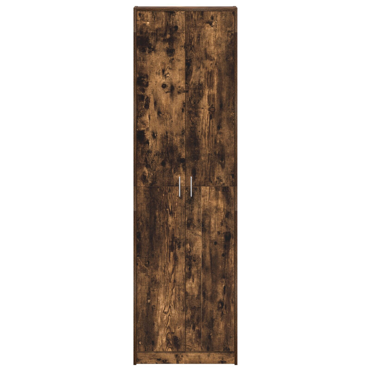 Wardrobe Smoked Oak 55X25X189 Cm Engineered Wood