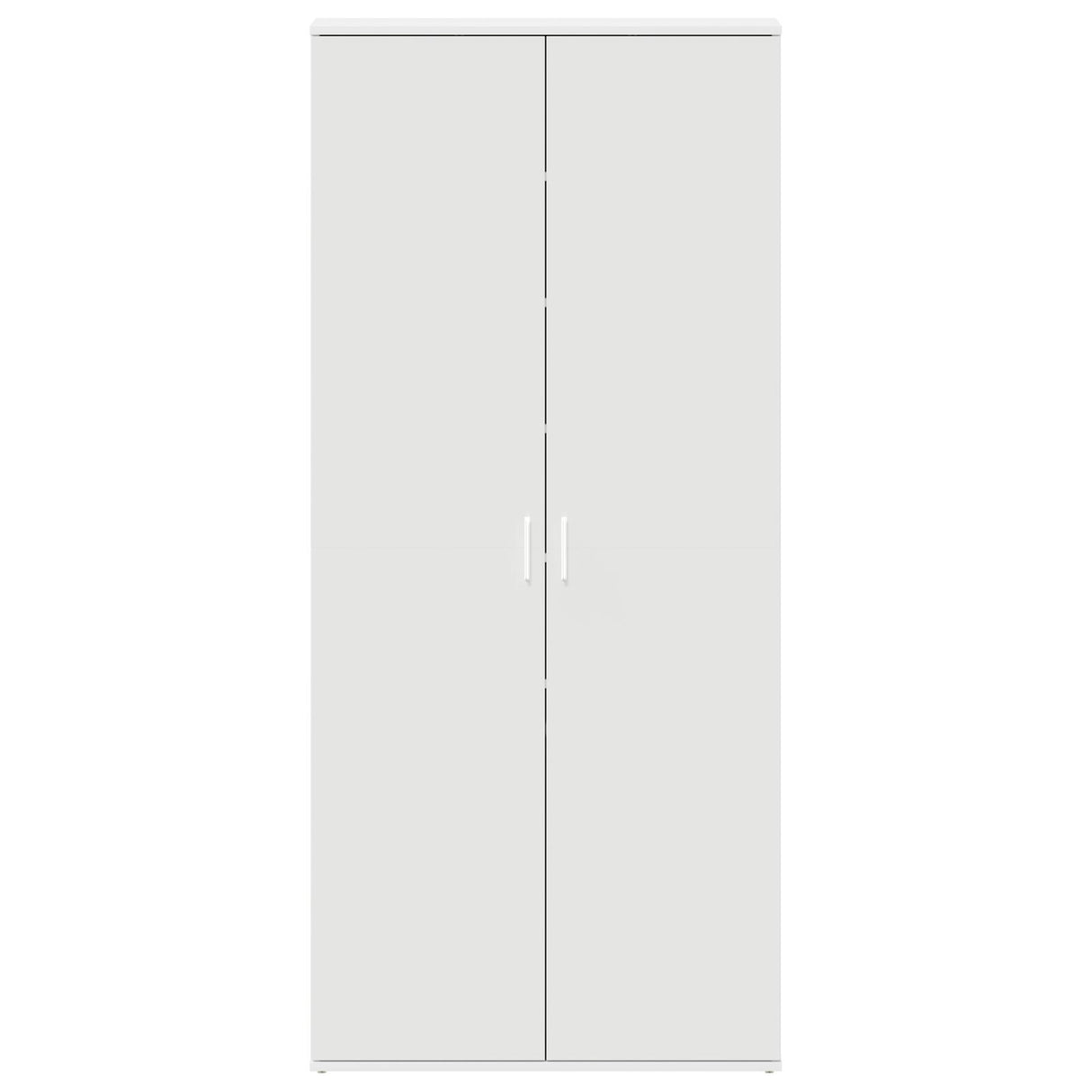 Shoe Cabinet 80X39X180 Cm Engineered Wood