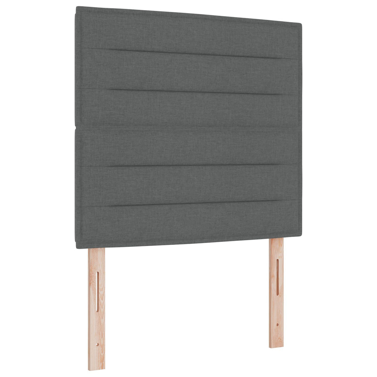 Bed Frame Dark Grey 80X200 Cm Fabric