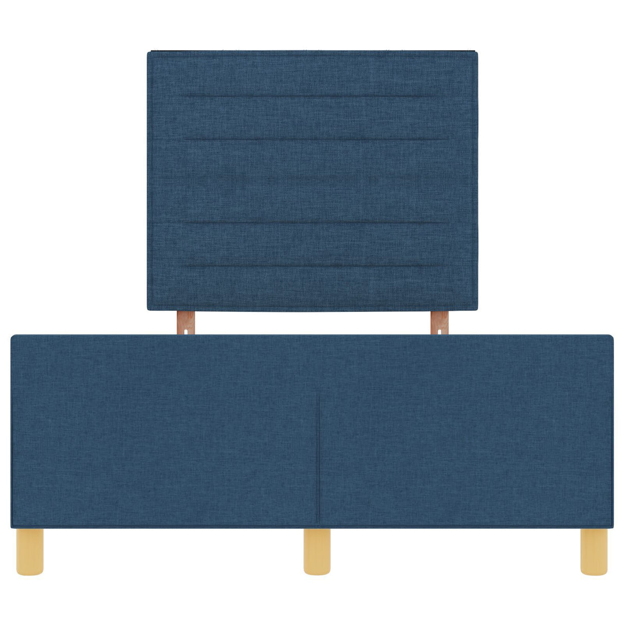 Blue Fabric Bed Frame 120X200 Cm