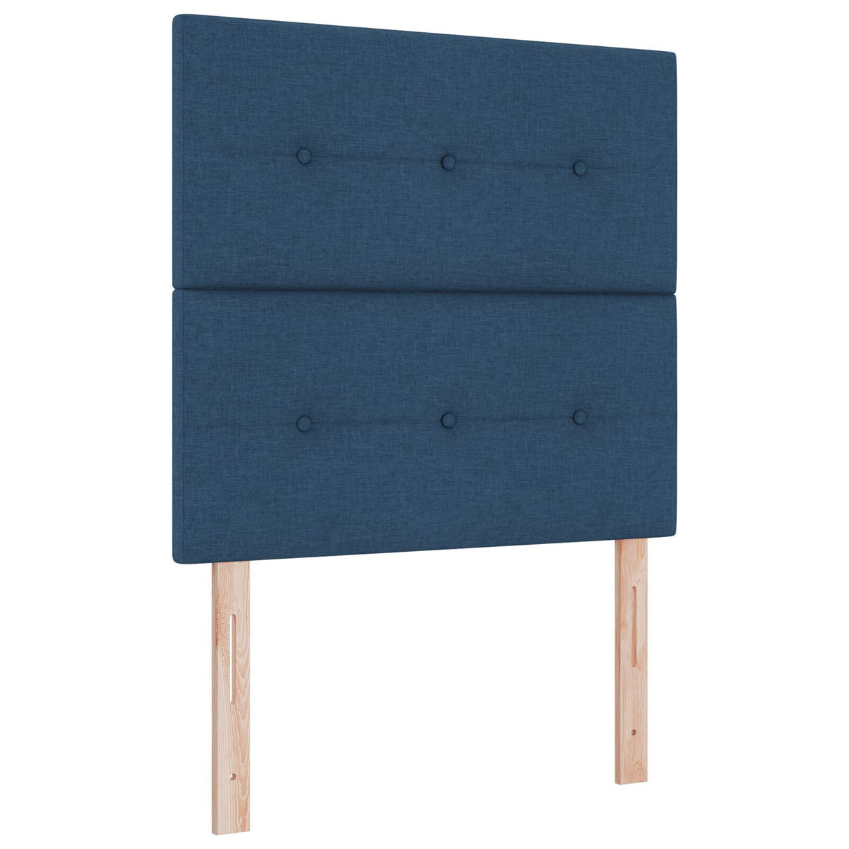 Blue Fabric Bed Frame 90X190 Cm