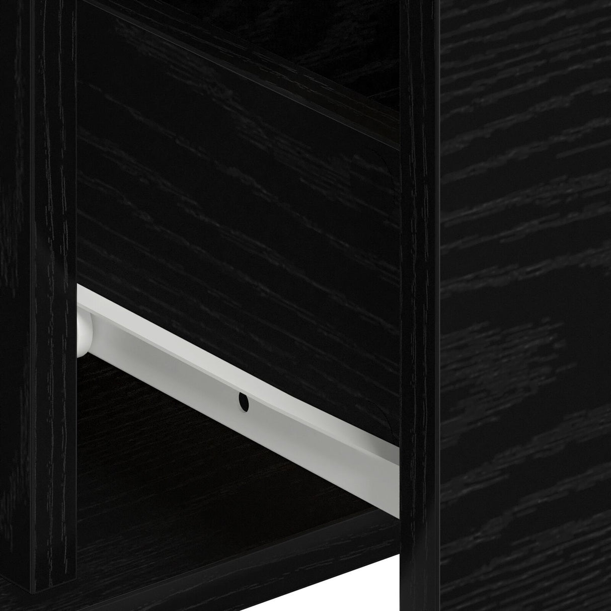 Sideboards 2 Pcs Black Oak 60X31X84 Cm Engineered Wood