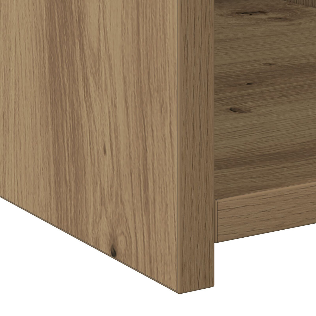 Highboard Black Oak 30X42,5X185 Cm Engineered Wood