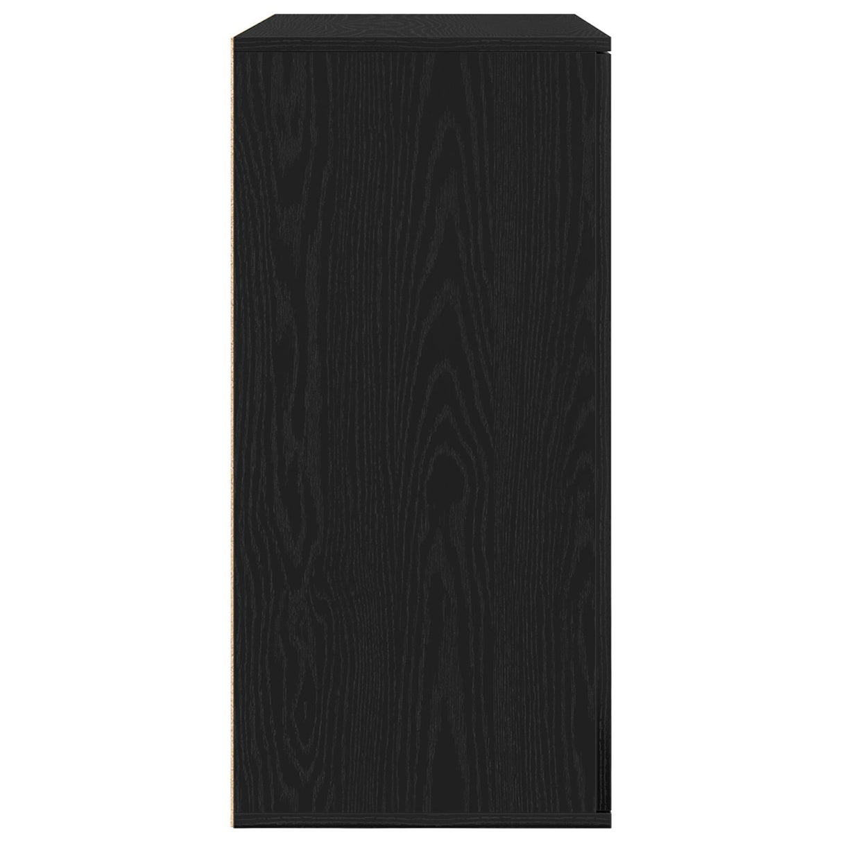 Sideboard Black Oak 79X38X80 Cm Engineered Wood