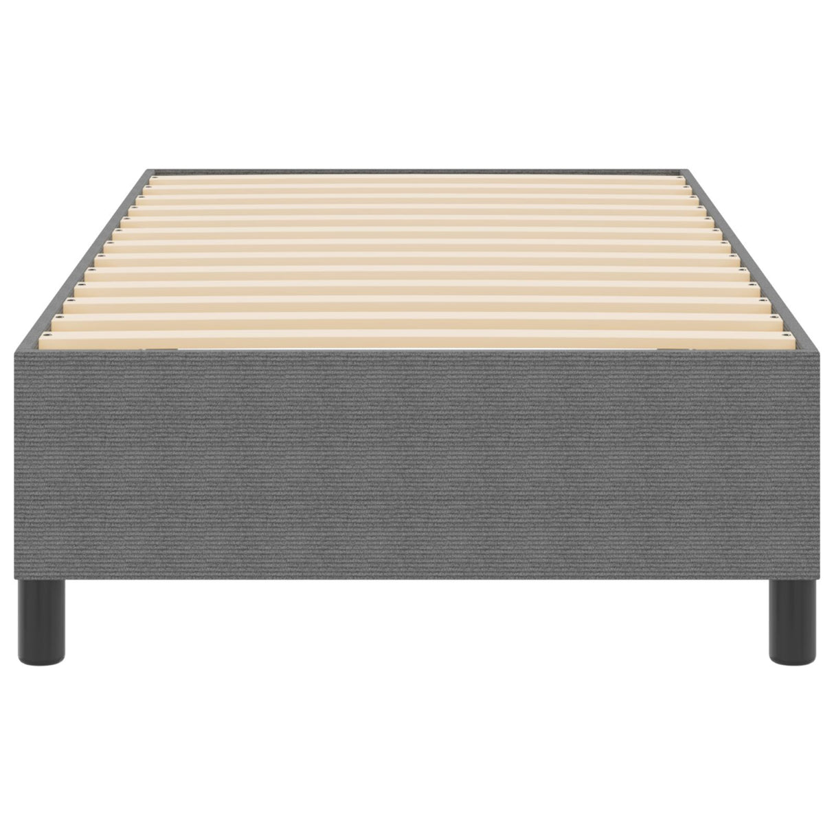 Box Spring Bed Corduroy Fabric