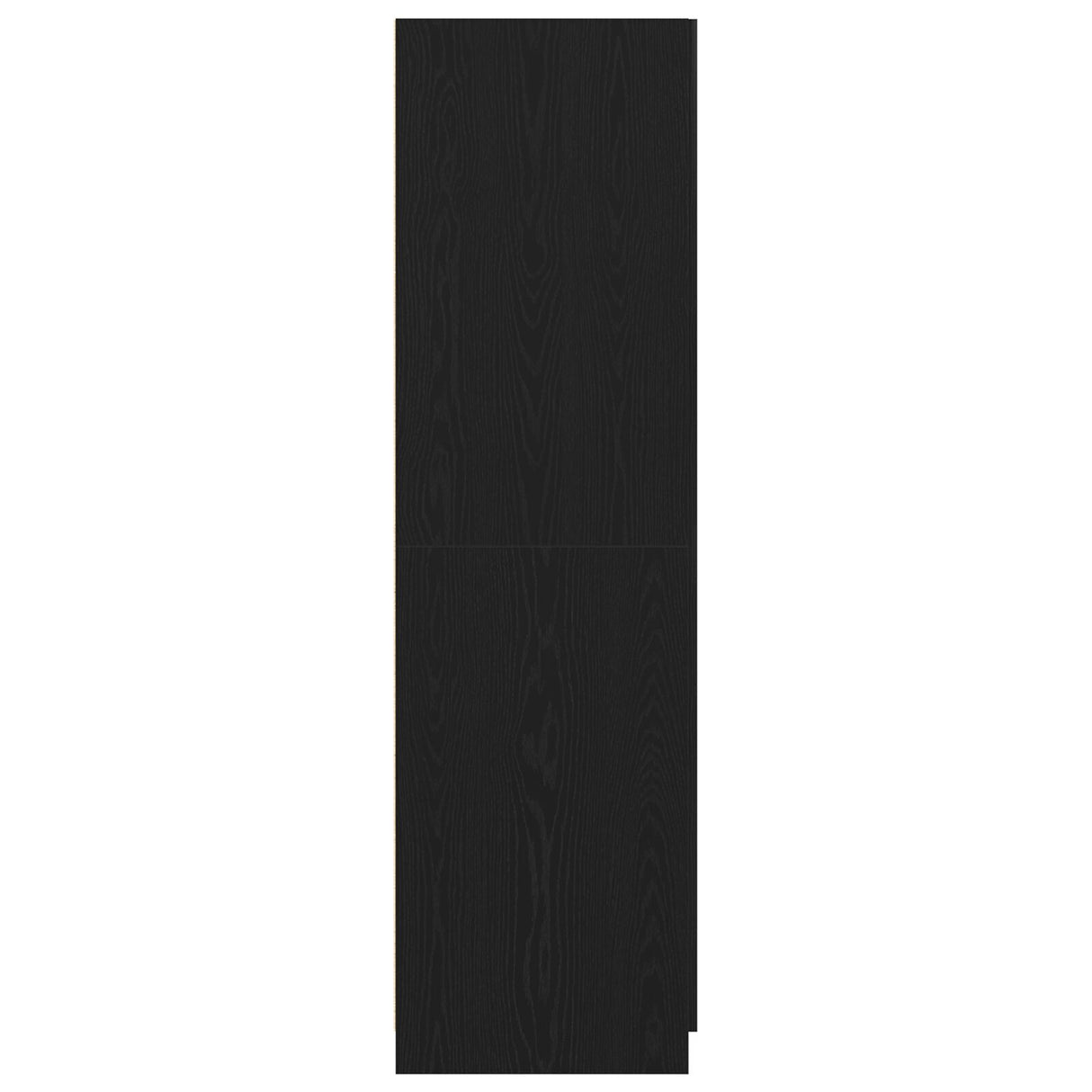 Black Oak Wardrobe 80X52X180 Cm Made Of Engineered Wood