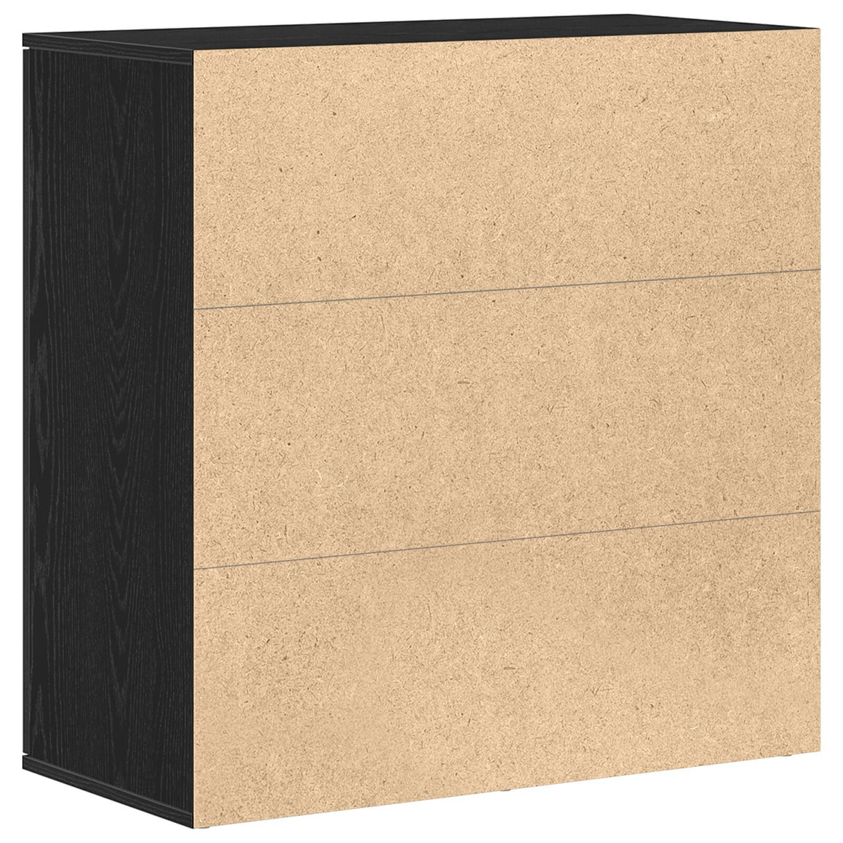 Sideboard Black Oak 79X38X80 Cm Engineered Wood