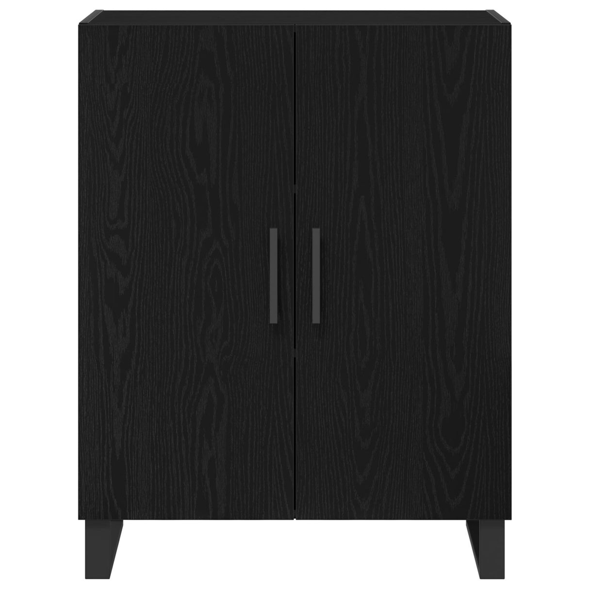 Sideboard Black Oak 69,5X34X90 Cm Engineered Wood