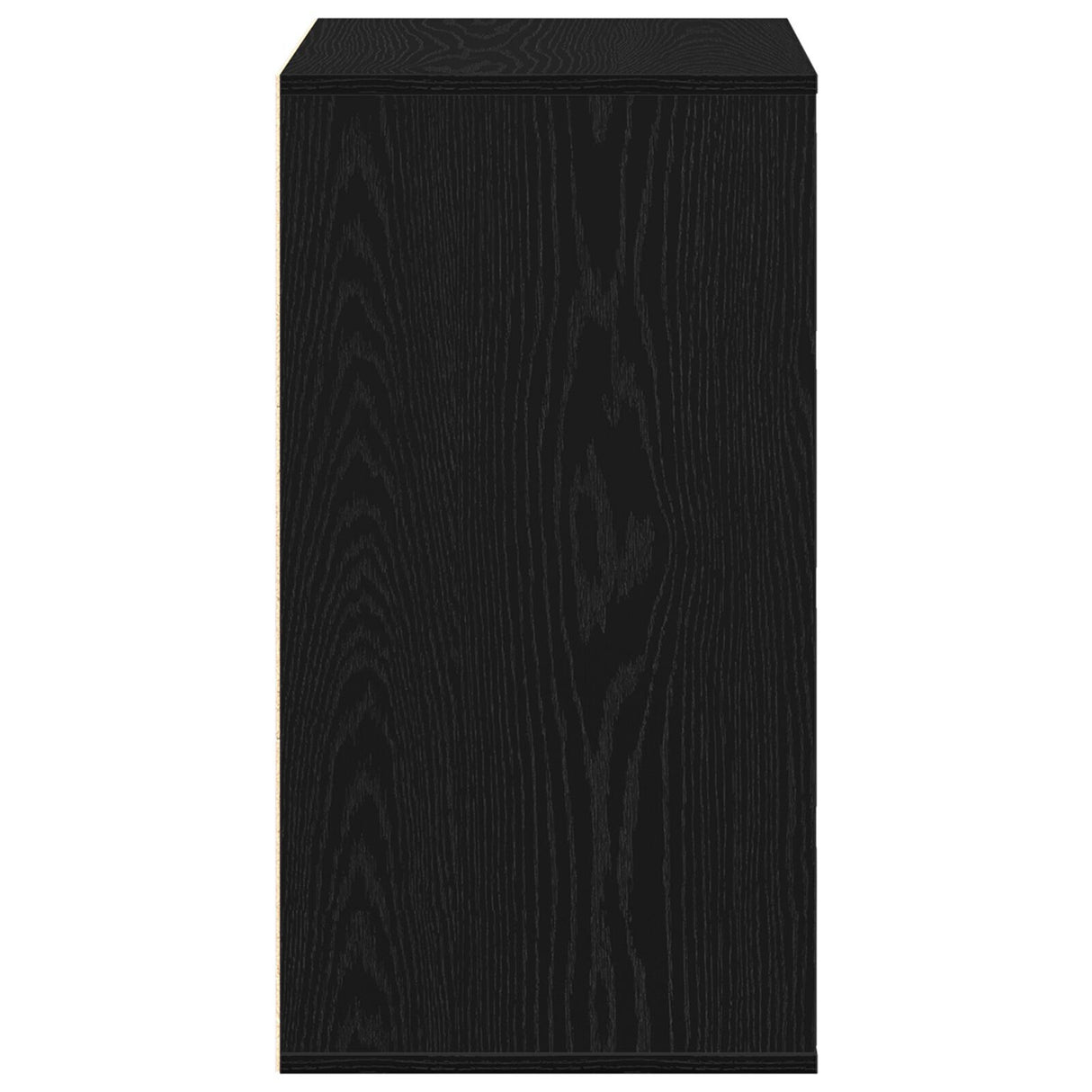 Chest Of Drawers Black Oak 60X41X76 Cm Engineered Wood