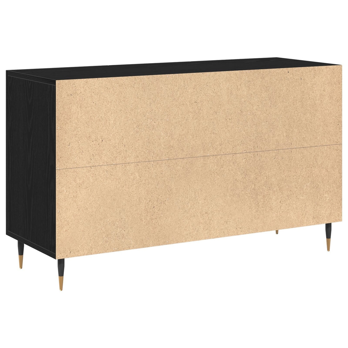 Sideboard Black Oak 100X36X60 Cm Engineered Wood