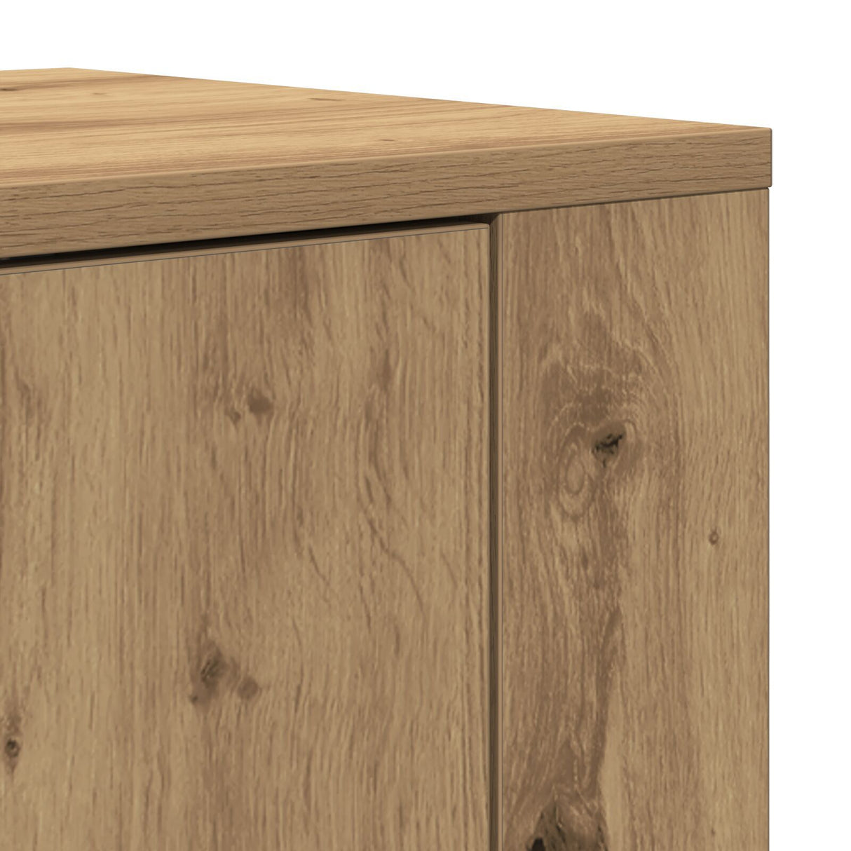 Highboard Artisan Oak 80X33X150 Cm Engineered Wood