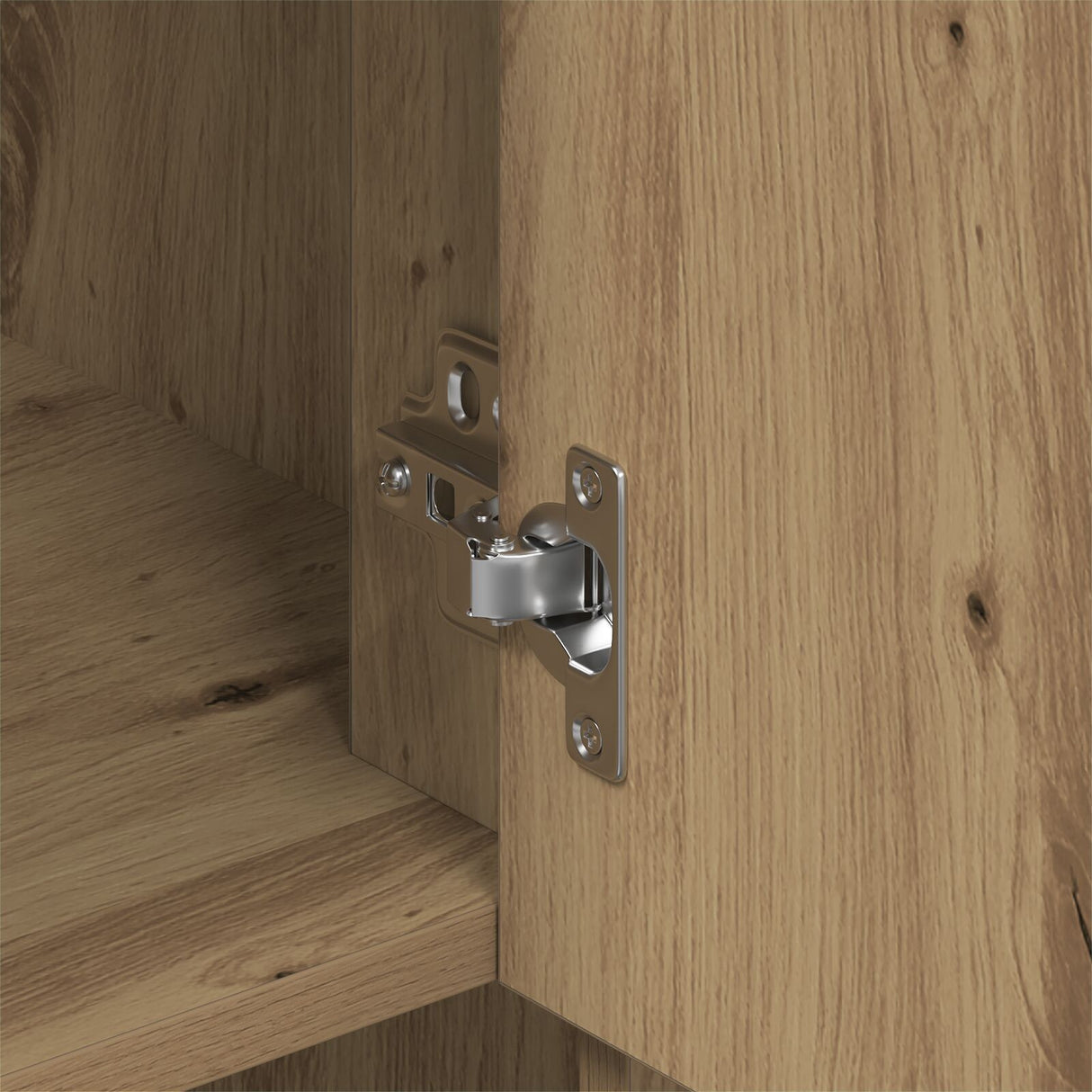 Highboard Artisan Oak 80X33X150 Cm Engineered Wood