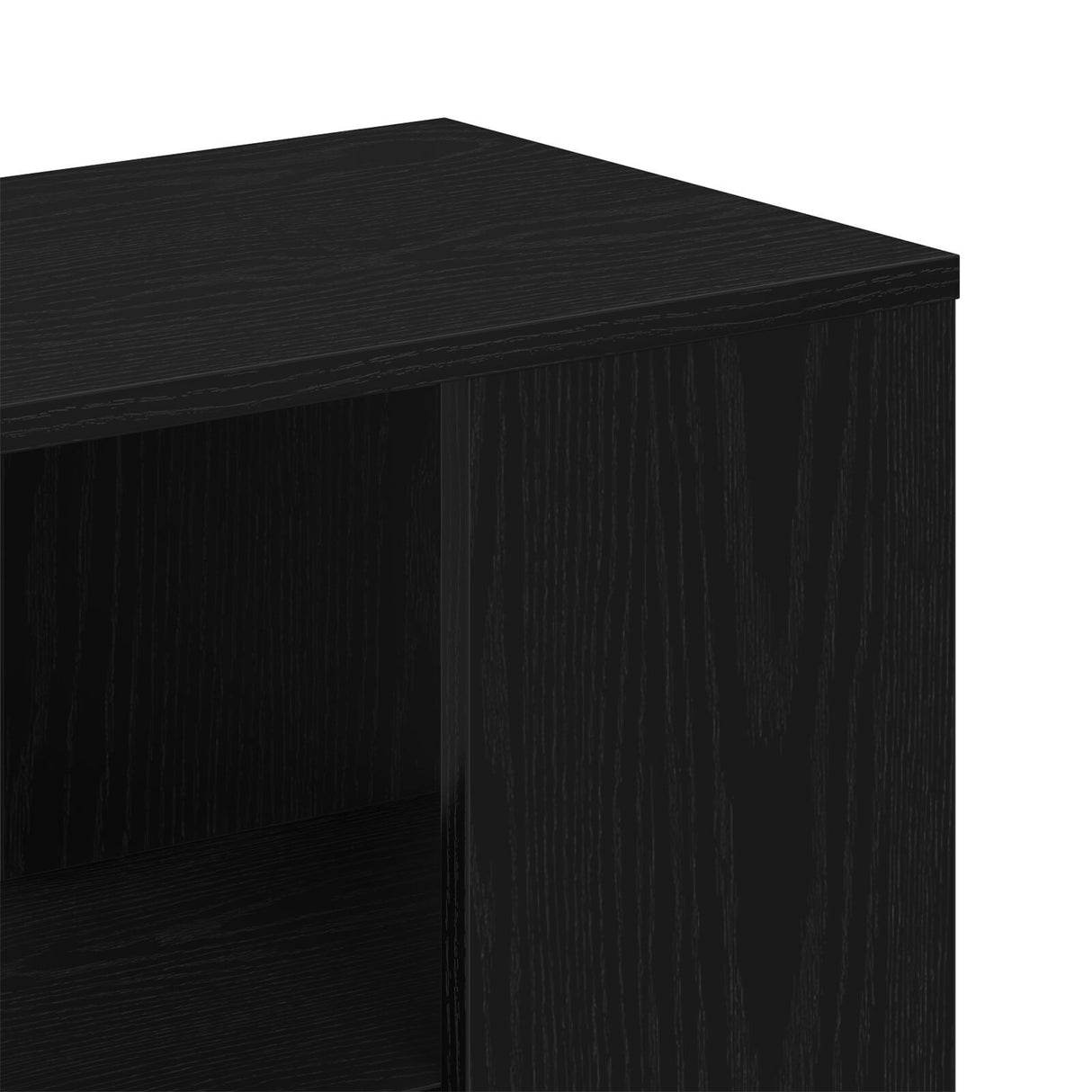 Black Oak Sideboard - 60 Cm X 30 Cm X 50 Cm - Made From Engineered Wood