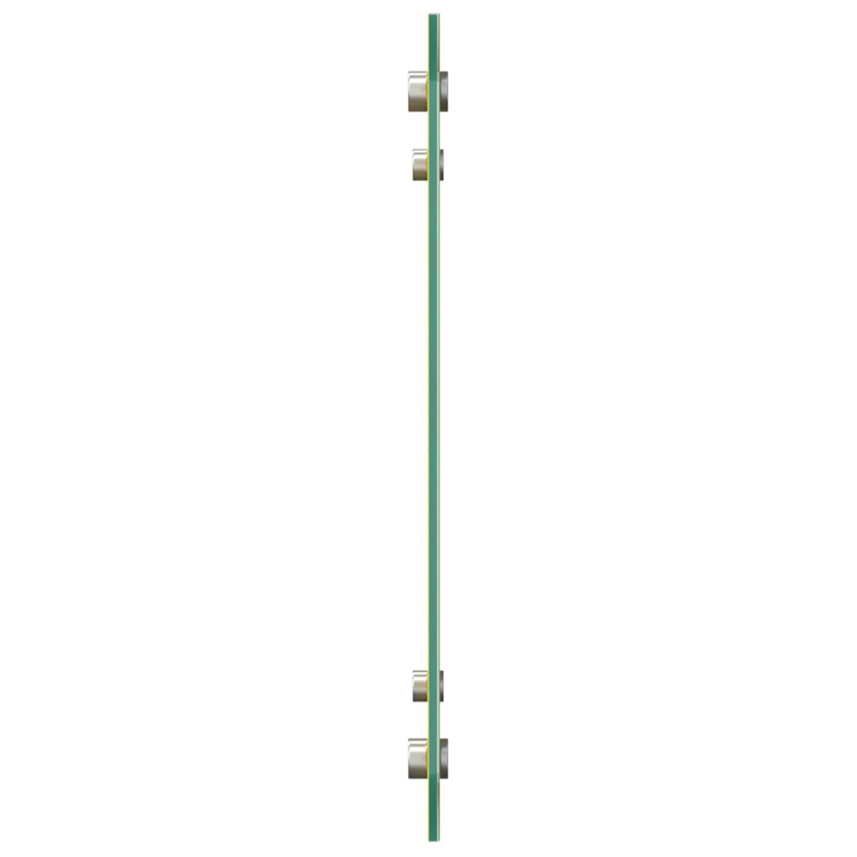 Kitchen Backsplash Yellow 70X40X0.6 Cm Tempered Glass